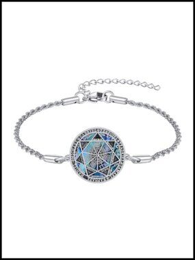 7 Archangels 925 Sterling Silver Link Bracelet Religious Catholic Gift